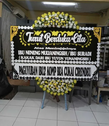 Papan Bunga Duka Domas Pontang