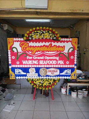 Papan Bunga di Domas Pontang