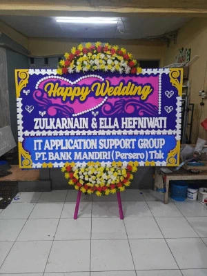 Papan Bunga di Domas Pontang